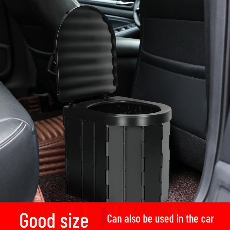 Přenosná skládací cestovní toaleta pro dospělé - Ideální pro auta, venkovní kempování, nouzové situace a výlety s vlastním řízením