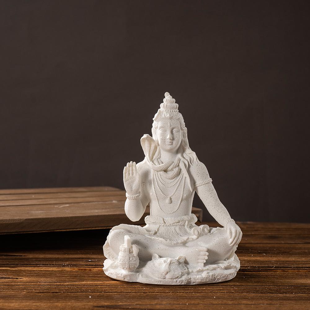Pryskyřičná socha Šivy Natarádži Pán Hinduistický bůh Socha pro domácí oltář Dekorace jógového studia Duchovní meditační umění Dárek