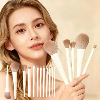 Full Set Makeup Brushes Beginner Makeup Brush Set, Complete Set of Brushes, Ultra Soft Eye Brushes, Affordable Makeup Tools for Students Ceramic Brush