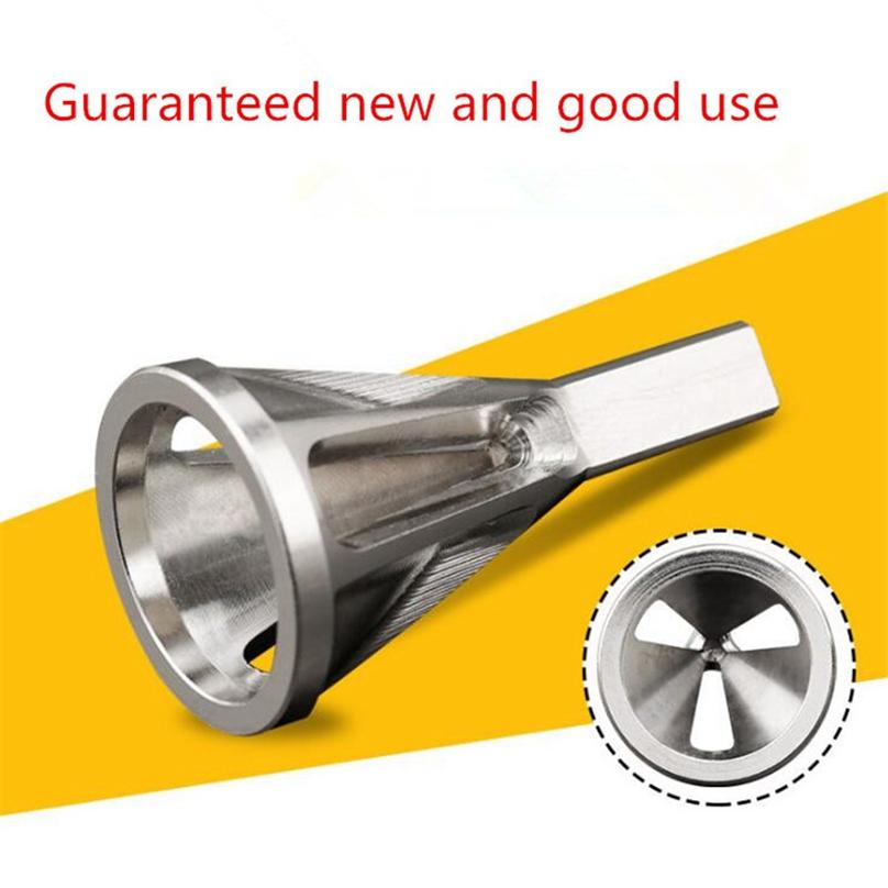 Home Accessories Metal Trimming Deburring CCHmfer Tool Six-slot Chamfering Tool with Silver Triangle Handle