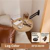 Wall Mount Coffee Tables Folding Round Coffee Table Miniature Wooden Side Tables Modern Creative Coffee Table for Living Rooms