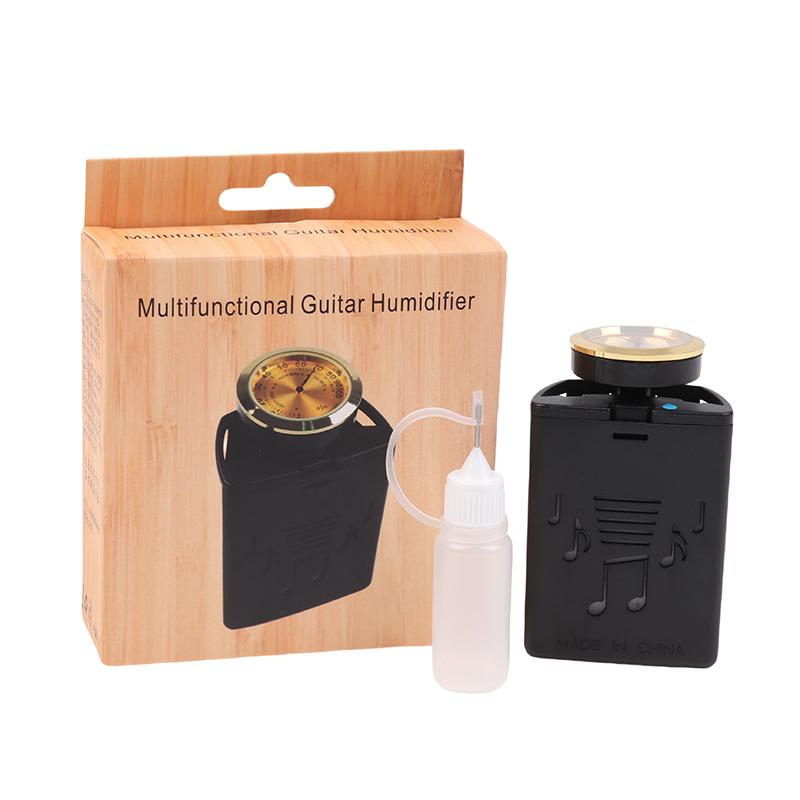 Guitar Humidifier With Humidity Hygrometer Maintenance Care Tool Humidity Adjustment For Acoustic Classica Folk Electric Guitars