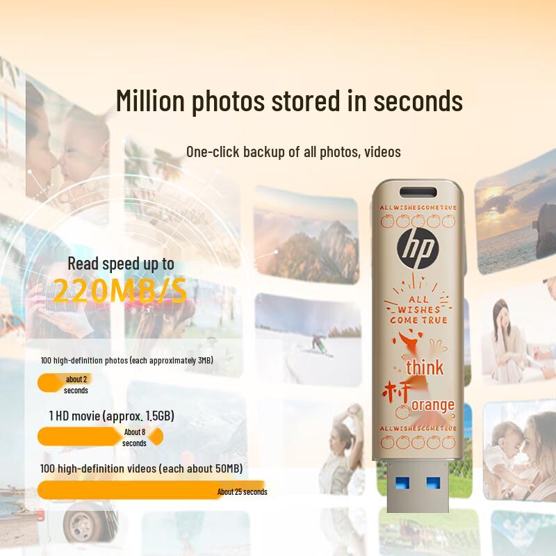 HP USB 3.2 High-Speed Dual-Interface Flash Drive