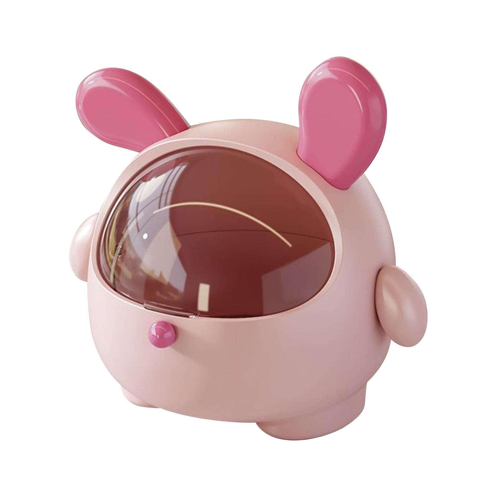 

Милая кассовая коробка для хранения конфет, пластиковая прозрачная крышка из клейкой ленты, настольная мультяшная креативная барная многофункциональная коробка для хранения чайных пакетиков One Size