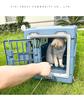 Trasportino Pieghevole Portatile per Animali Karolfer: Capsula spaziale traspirante per cani e gatti.