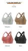 High-Elasticity Shockproof Sports Bra with Front Zipper, Plus Size, Anti-Sagging, Beautiful Back Design