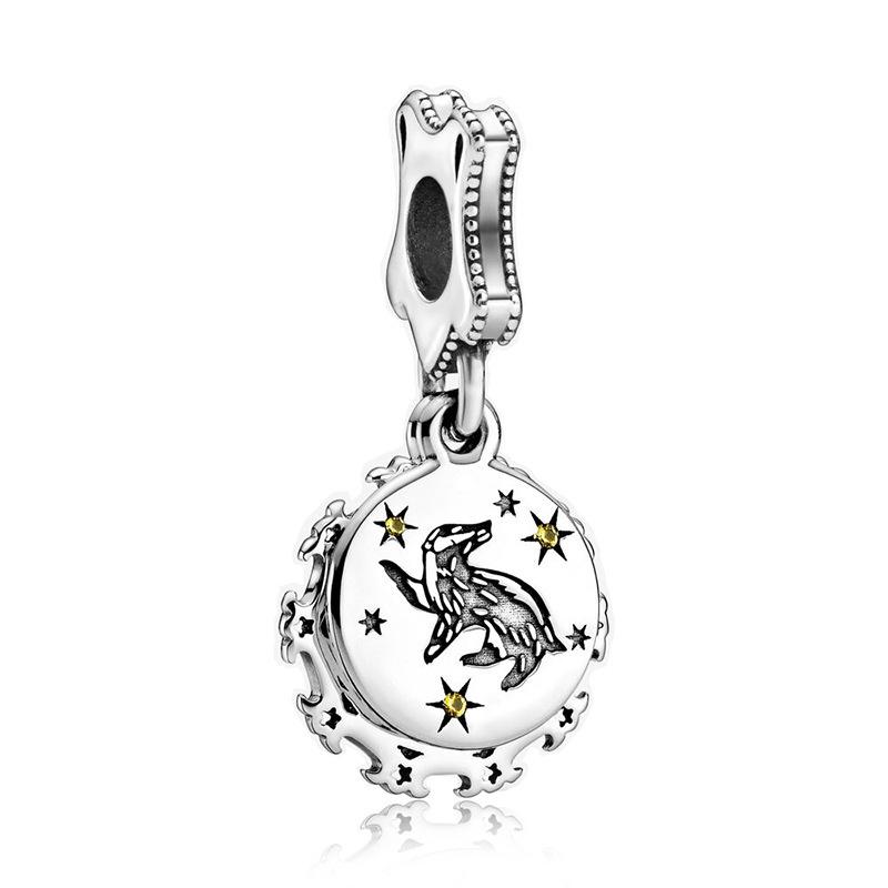  925 Silver Charms Beads For Harry Potter Bracelets Women DIY Jewelry Gifts 3mm Pendant