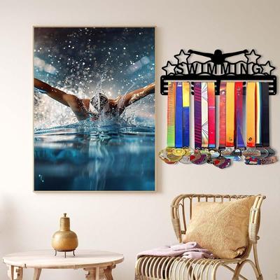 Display Hanger for Race Medals and Gymnastics Trophies