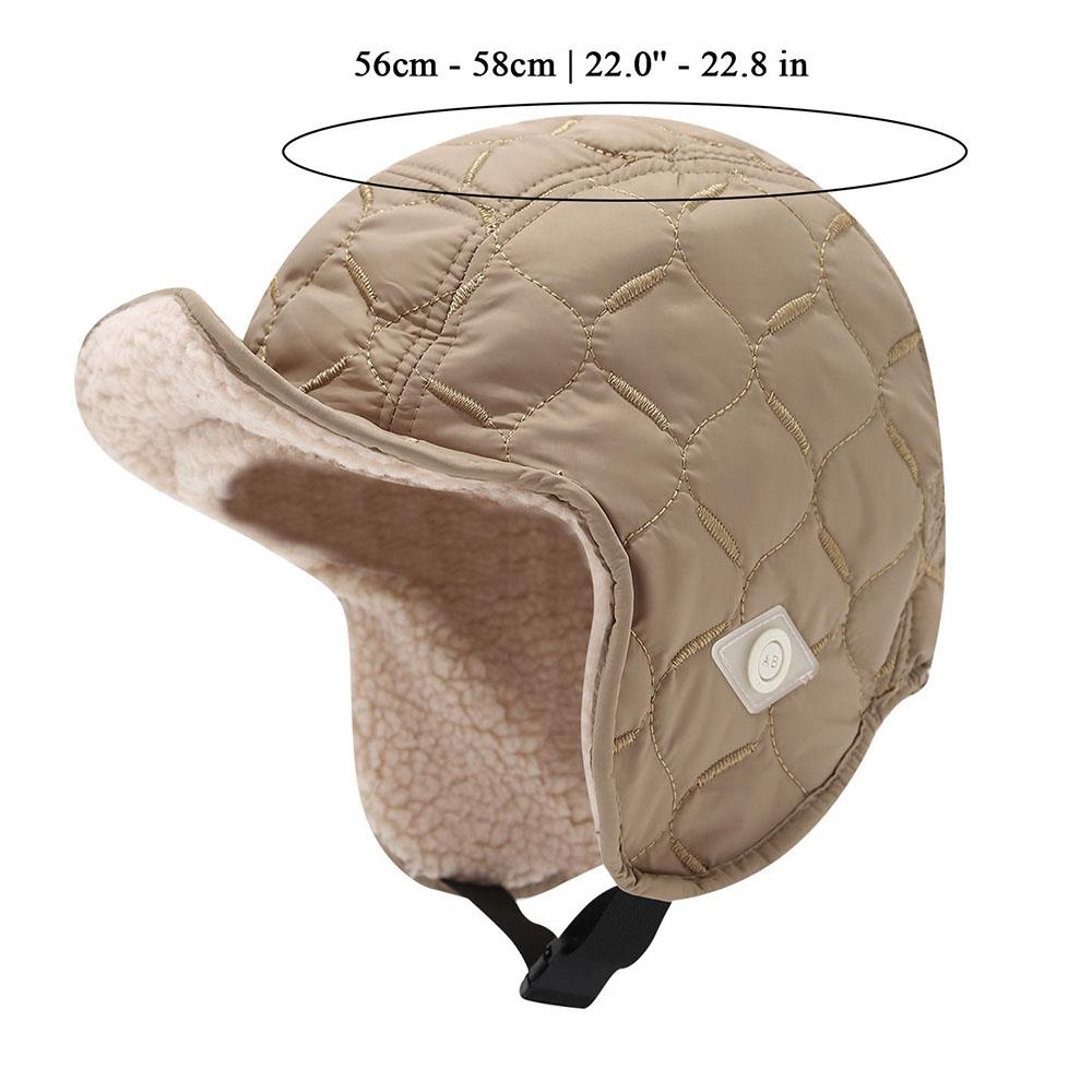 Winter Women Ski Down Hat Bomber Cap Aviator Trooper Earflap Cap Men Fleece-lined Lei Feng Hat Lamb Wool Warm Ear Protection Hat