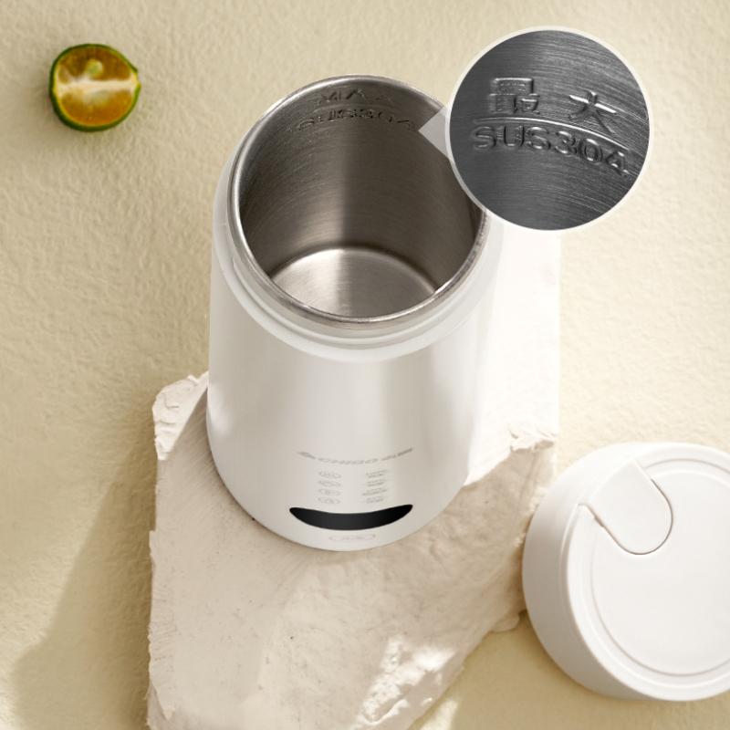 Portable Electric Travel Cup Small Heating for Office and Traveling Keep Water Hot Anytime Anywhere