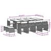 VidaXL Ensemble à manger de jardin avec coussins 13 pcs marron rotin 3277928