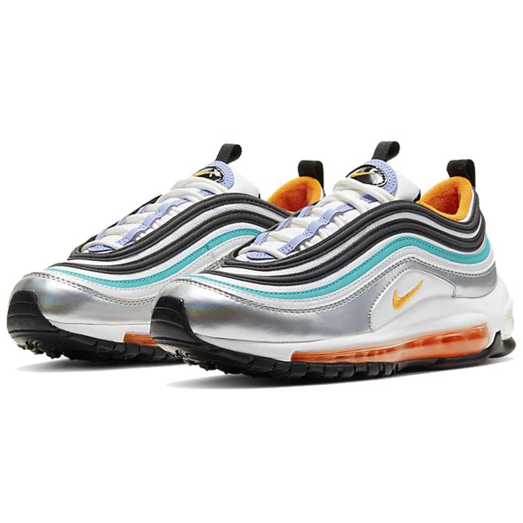 New Nike Air Max 97 Dtn Metallic Silver GS CW0989-001
