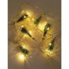 SPICE OF LIFE Glitter LED Garland Christmas Green Tree HZXH3810GR