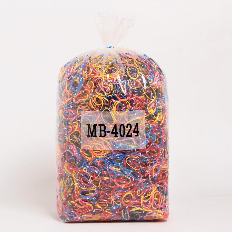 Elastici Colorati ad Alta Elasticità Piccoli per Bambini - Elastici di Gomma Usa e Getta in Confezione Bulk