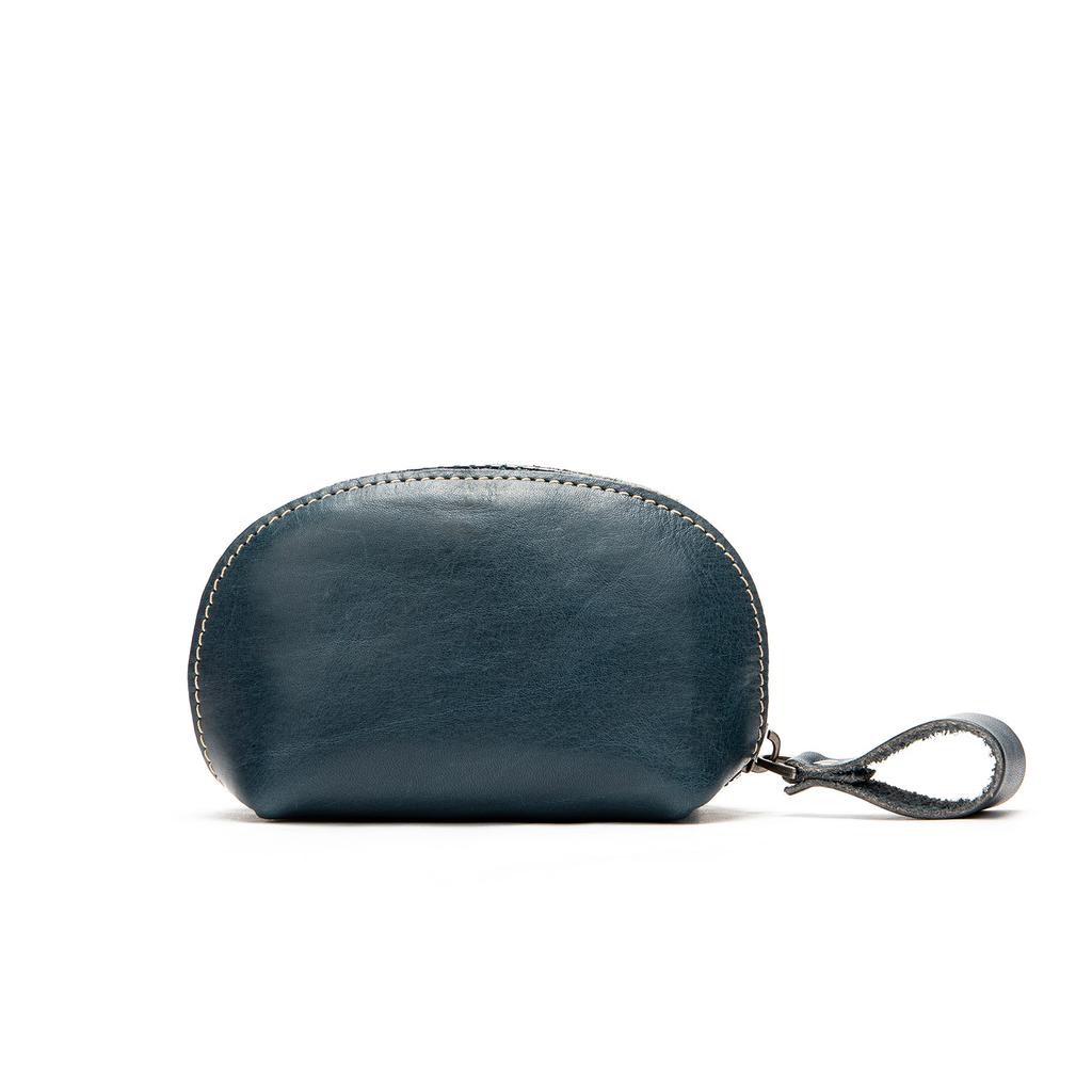 Genuine Leather Coin Purse for Women Mini Wallet Key Lipstick Storage Bag Small Cute Case