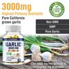 XEMENRY Odorless Pure Garlic Capsules, All-Natural, Boosts the Immune System, Suitable for Adults