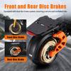 Twofish V5 Max Electric Scooter 11" Tire 1000W Peak Motor Urban Commuter E-scooter With Seat 48V 18AH Dual Disc Brakes Max Load 120Kg