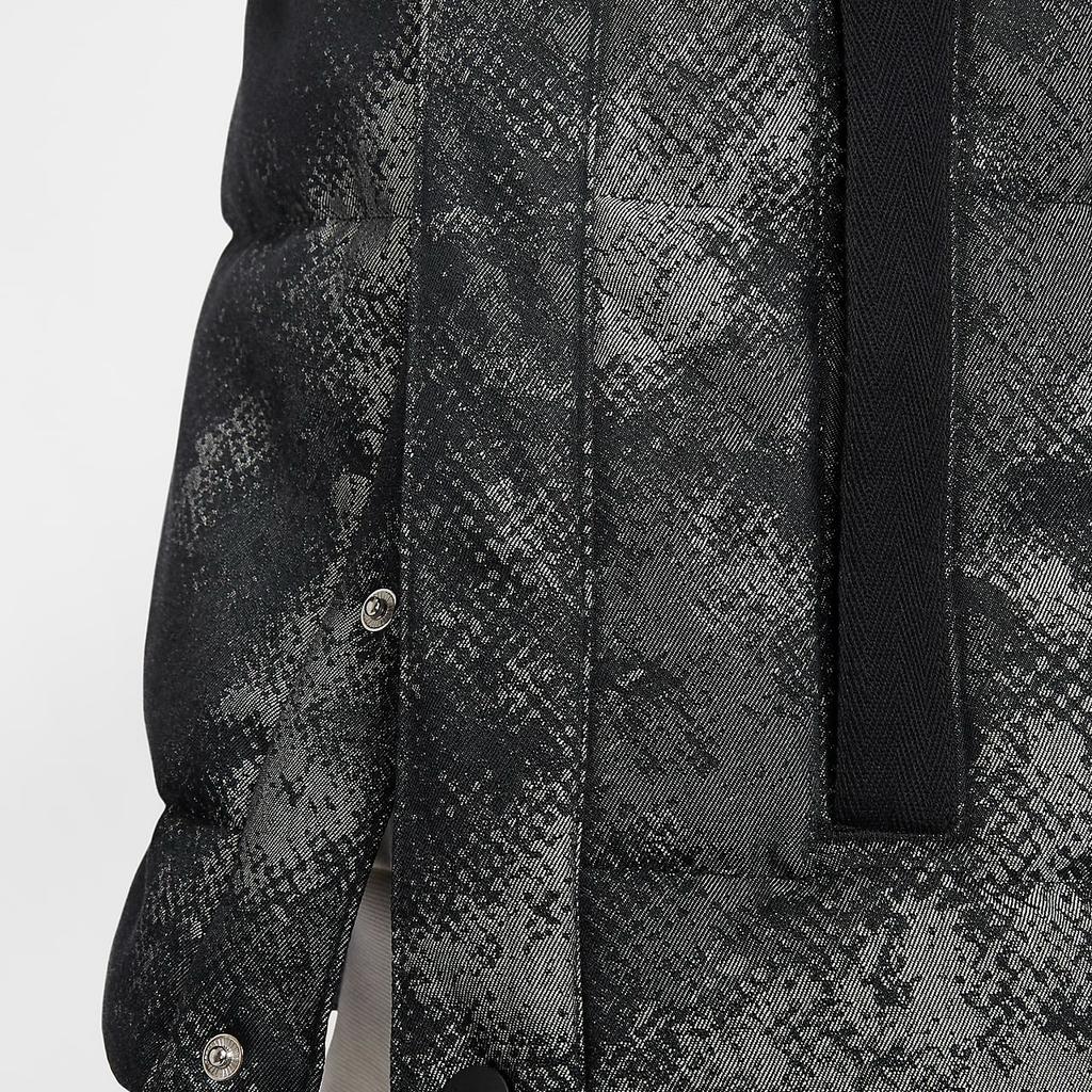 Nike Wasserabweisende Basketball-Wärme Elegante Jacquard-Weste Herrenwesten Schwarz Weiß HF7721010