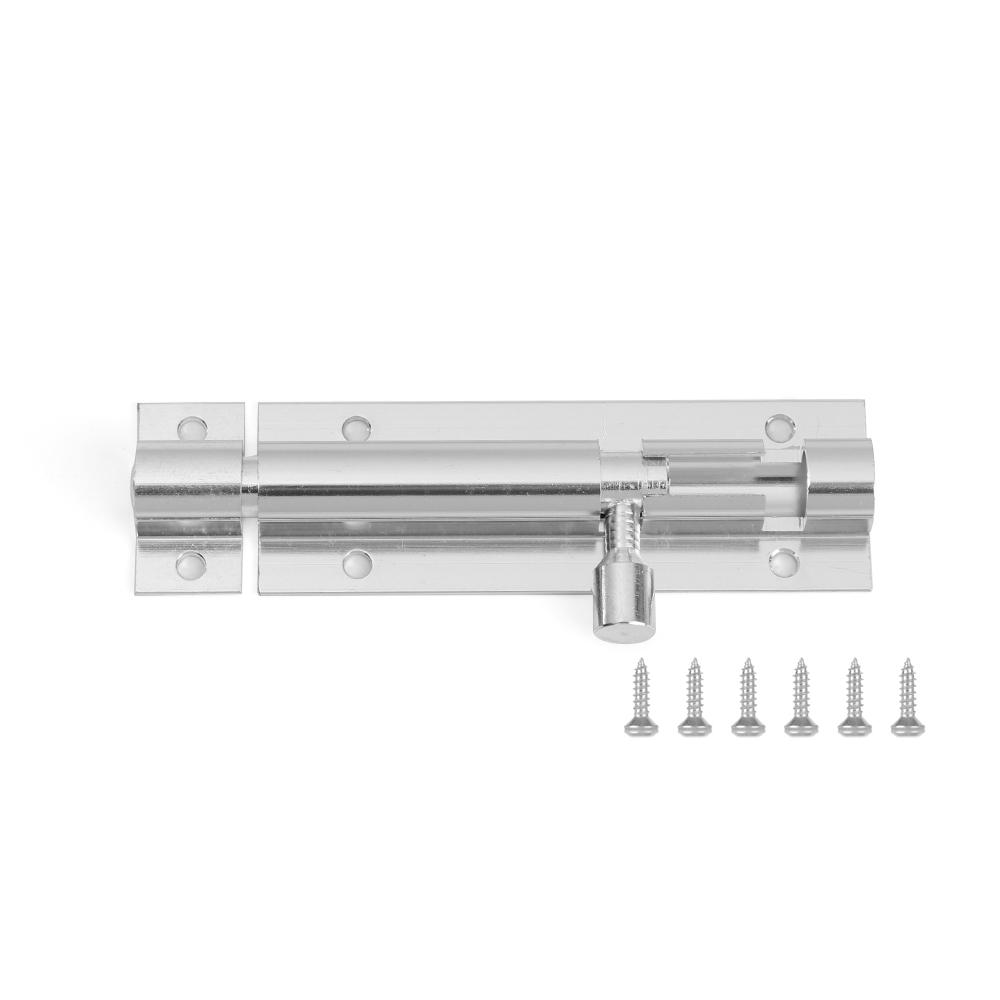 2/3/4/5/6/8inch Black Silver Barrel Bolt Aluminum Alloy Door Latch Hardware for Gate Safety Door Bolt Latch Lock Home Hardware