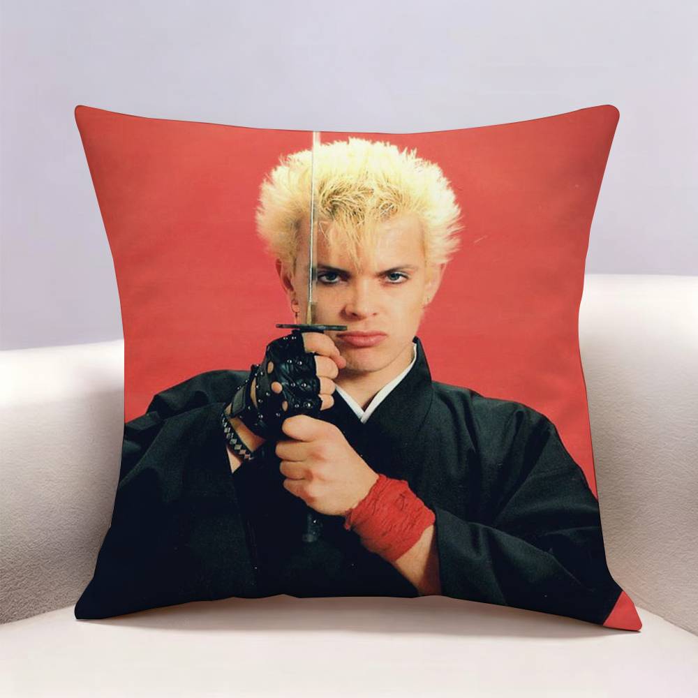 Singer BBilly Idol Doublesided Print Pillow Case for Sofa Living Room Home Office Decor Protective Cover