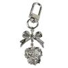 Fashionable Bowknot Heart Charm Pendant Multifuntional Women Bag Pendant Phone Accessory Key Jewelry Suitable for Daily