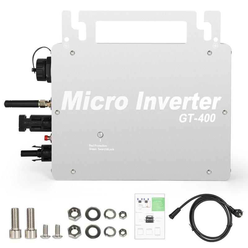 

DEWIN 400W Солнечная панель с решетчатым микроинвертором с Wi-Fi-коммуникацией Приложение для мониторинга AC220V EU Plug