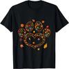 Funny Fall Leaf Dog Paw Autumn Season Thanksgiving Day T-Shirt