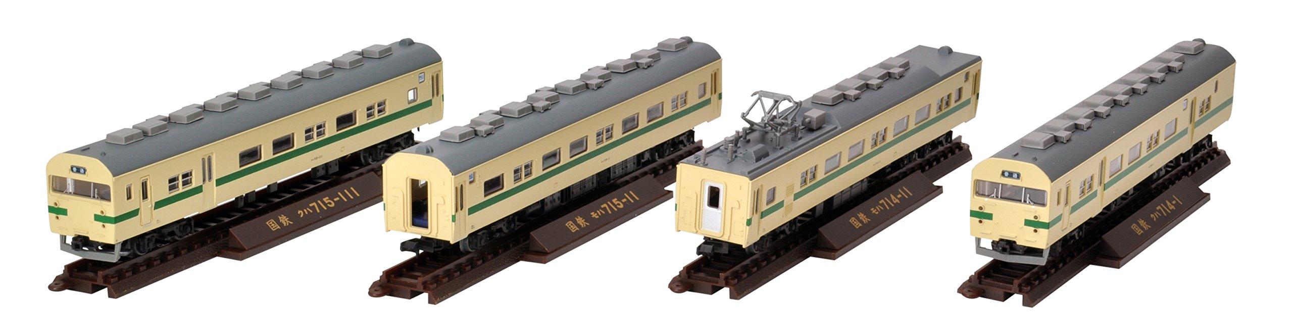 

Tomytec Diorama Collection Railway Collection JNR 715 Series 0 Nagasaki Main Line Old Paint Set A Diorama Supplies 4-Car зелёный