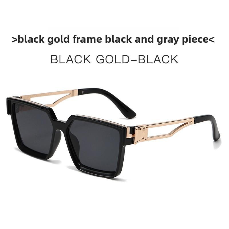 Millionaire Square Sunglasses With Uv400 Polarized Lenses For Fashionable Summer Wear