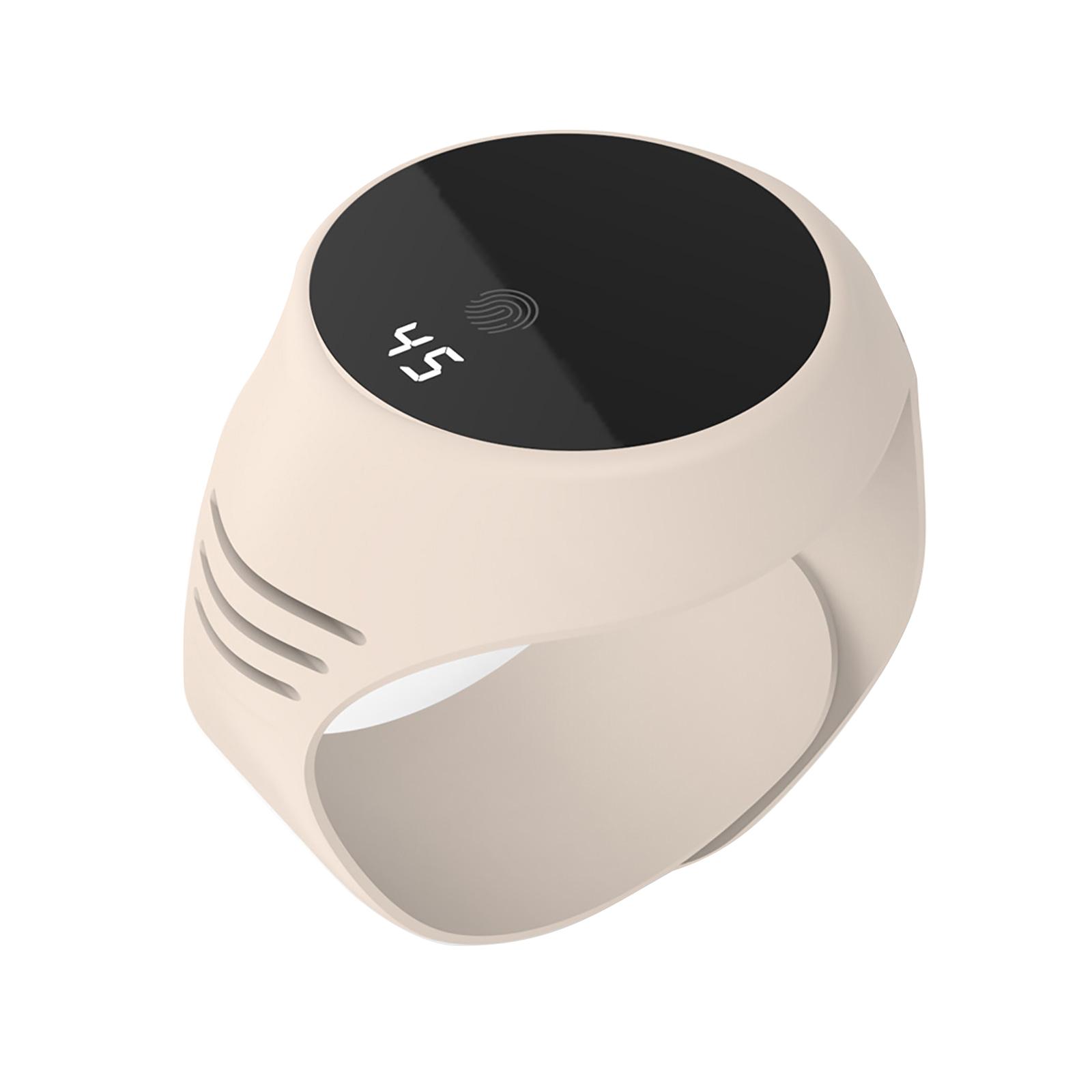 

Портативный смарт-браслет для студентов, грелка для рук, USB-цифровой дисплей, контроль температуры, зарядка 2000 мАч, 300 мин, перезаряжаемый бежевый