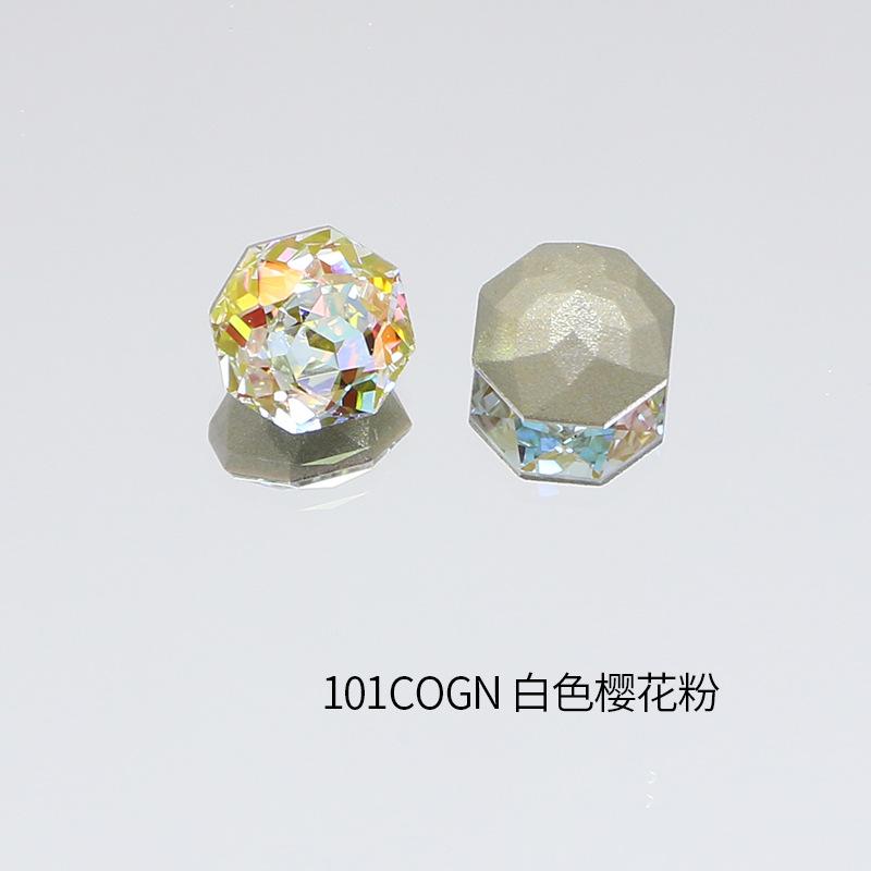 

10 шт. хрустальный маникюрный бриллиант огранки «роза тысячелетия» с имитацией циркона с восьмигранным заостренным основанием из бриллианта K9, ювелирные аксессуары 8*8mm