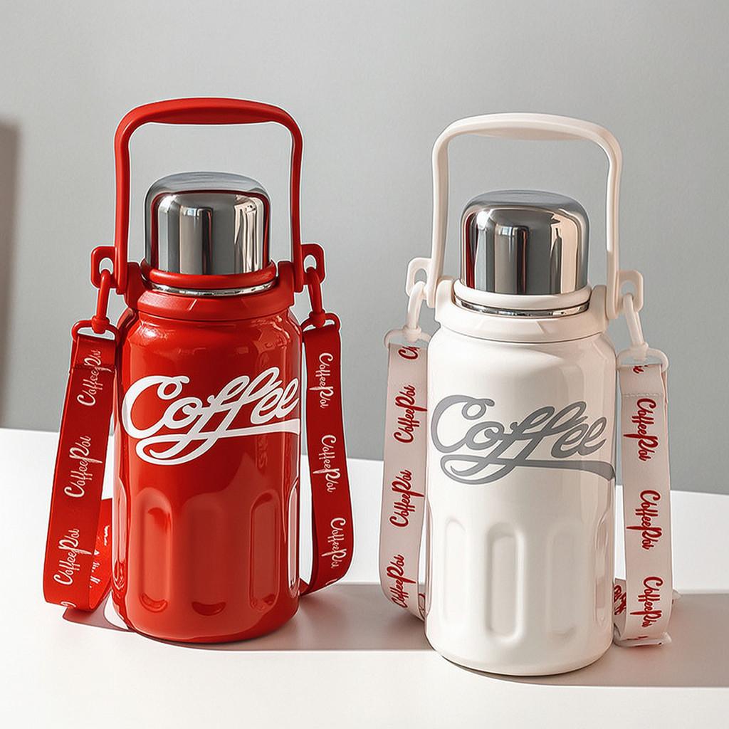 Coffee Letter Insulated Travel Mug With 316 Stainless Steel And Leakproof Lid For Office And Outdoors