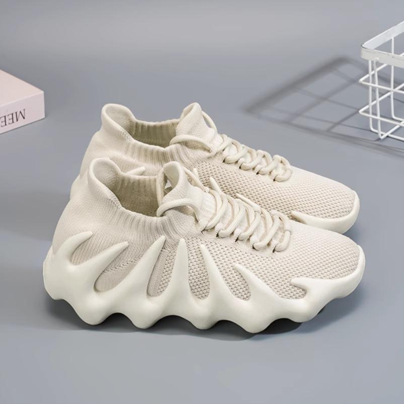 Couple Octopus Soft-soled Coconut Shoes Women's Summer Breathable Lightweight Versatile Men's Flying Weaving Casual Sports Running Shoes