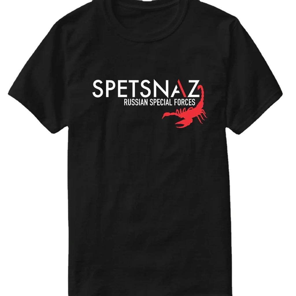Spetsnaz Russian Special Forces TShirt Premium Cotton Short Sleeve ONeck Unisexs T Shirt New S3XL