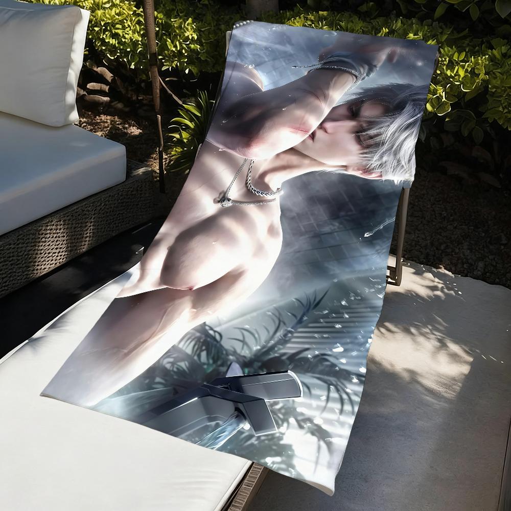 Sylus Love And Deepspace Towel Large Quick-Drying Microfiber Soft Beach Towel For Travel Fitness Sauna Bathing Camping