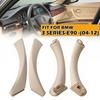 4pcs For BMW E90 328i Right Left Beige Inner+Outer Door Panel Handle Pull Cover