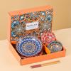 ZISIZ Bohemian Underglaze Ceramic Tableware Gift Set