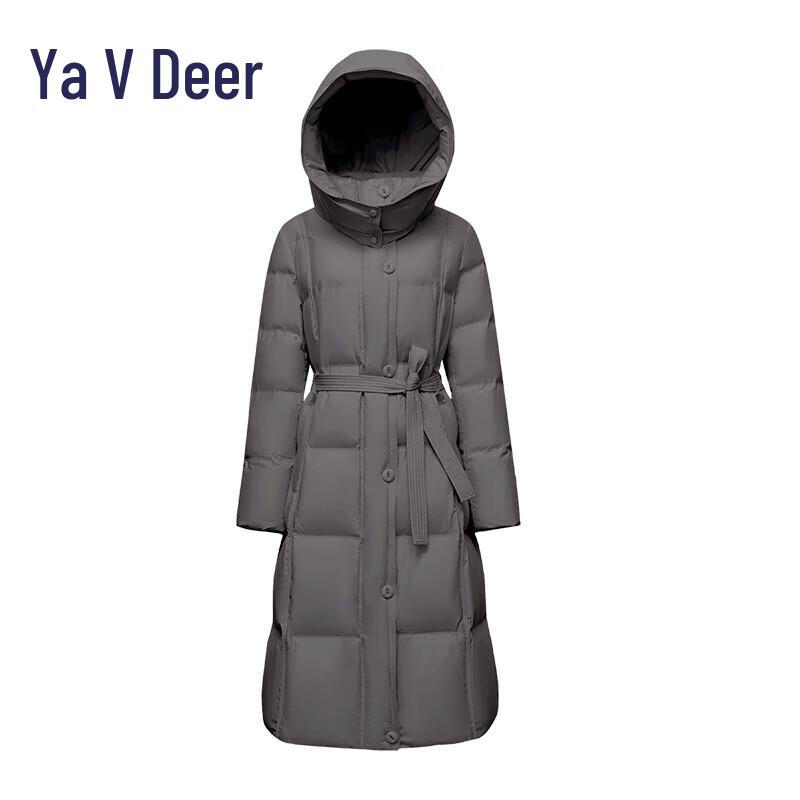 Женский модный длинный пуховик с капюшоном Yalu YYXFF5162 2XL