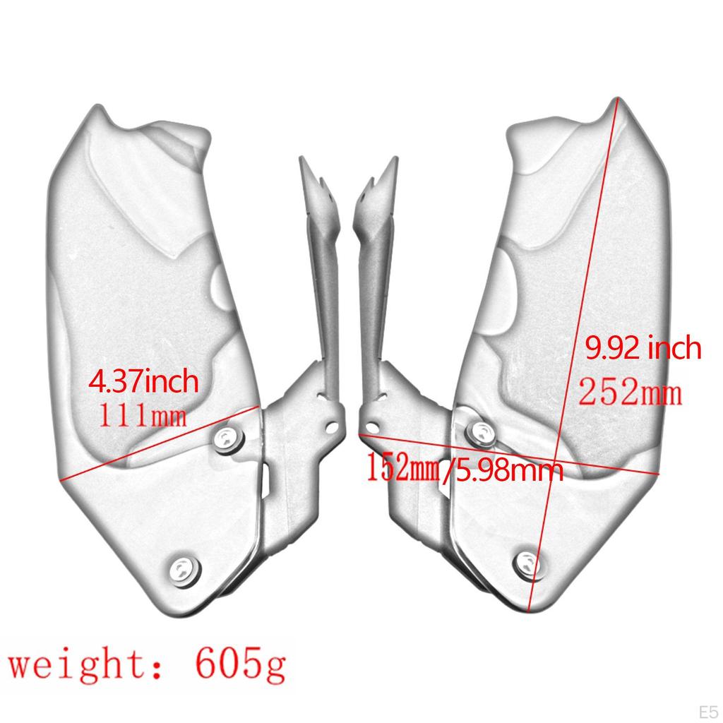 Panneaux latéraux de pare-brise de remplacement pour moto F750GS