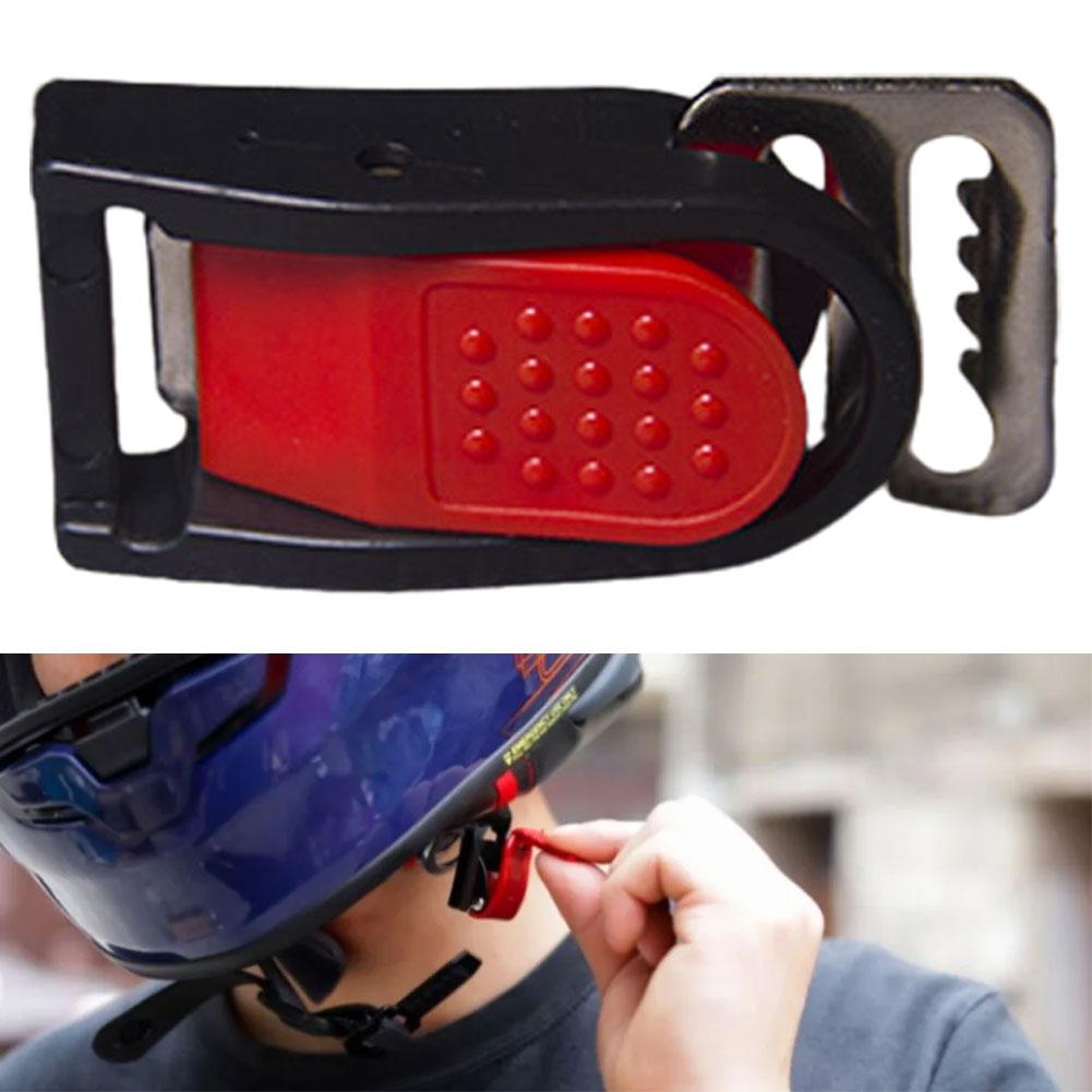 1PCs Motorcycle Helmet Buckles Bicycle Helmet Buckles Motor Bike Helmet Chin Strap Flexible Clip Helmet Fixing Buckles