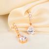 Hot-selling Wind Full Diamond Tassel Water Drop Pendant Earrings Ear Jewelry Wholesale Exquisite