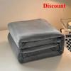 2025 Milk Fleece Blanket Three-piece Fleece Blanket Winter Warm Thickened Air Conditioning Multifunctional Fleece Blanket