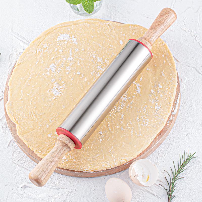1PC,High-quality Food-grade Essential Kitchen Baking Tool Rolling Pin for Pie, Cake Skin, Biscuit, Pastry Dough