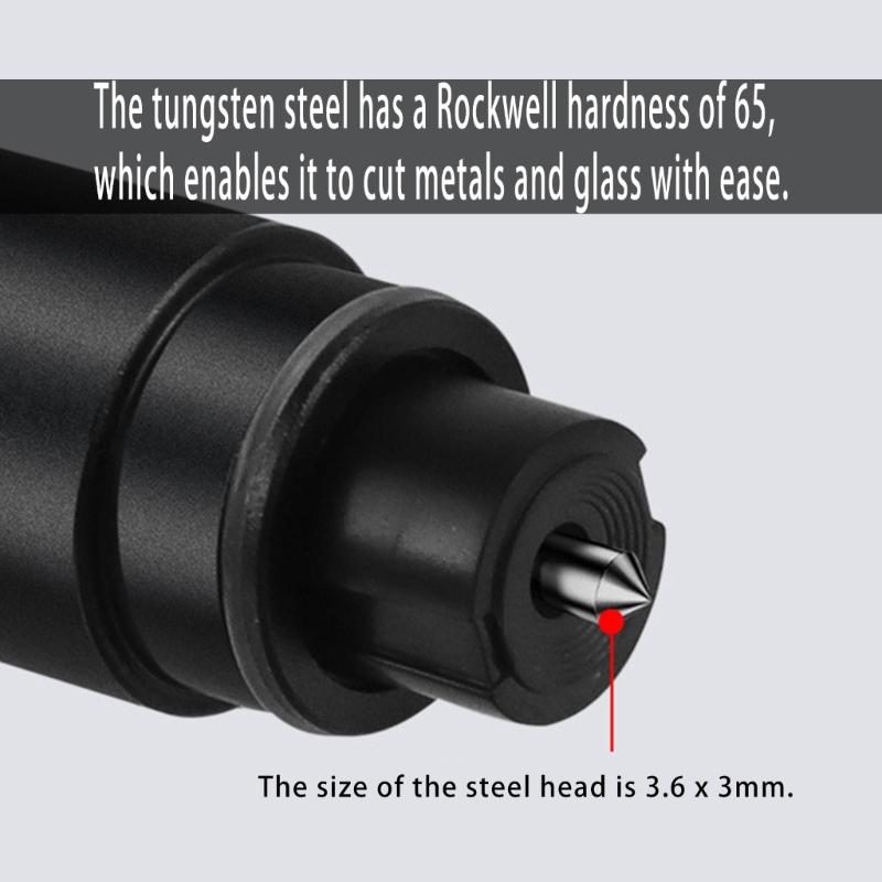 Emergency Window Breaker Tool For Vehicle With Ergonomic Design For Safe Use Ensures Passenger Safety During Emergencies