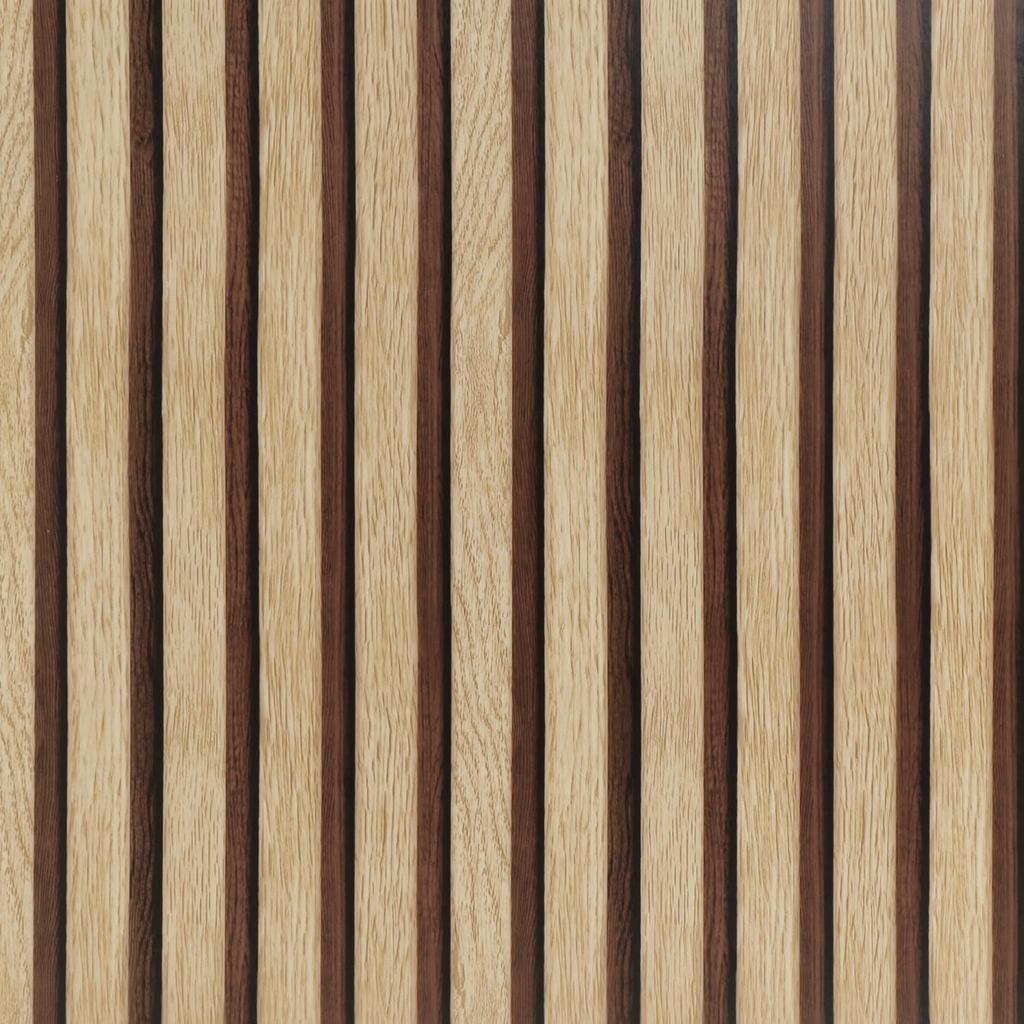 Carta da Parati a Doghe di Legno, Stacca e Attacca, Autoadesiva, Vinile, Idrorepellente, Finto Legno, Listelli, Carta a Contatto per Soggiorno Camera da Letto