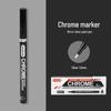 Chotune Reflektierender Chrom Marker Stift - Wasserdichte Galvanisierte Silberfarbe für DIY Hervorhebungen