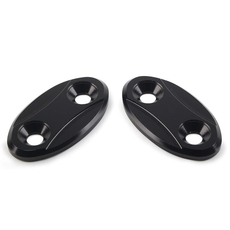 Motorcycle Block OFF Plate Rear View Mirror Hole Cover For BMW S1000RR 2009- YAMAHA R1 2007-2014 Accessories - Black