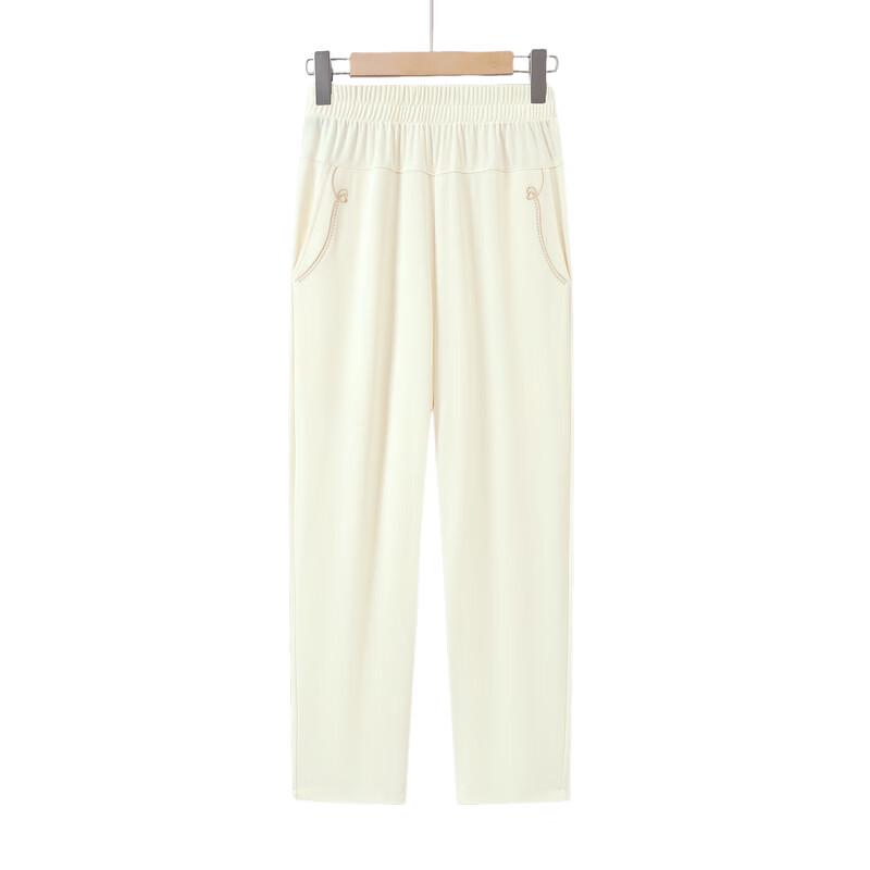 YUZHAOLIN Women's High-Waist Straight-Leg Cropped Pants