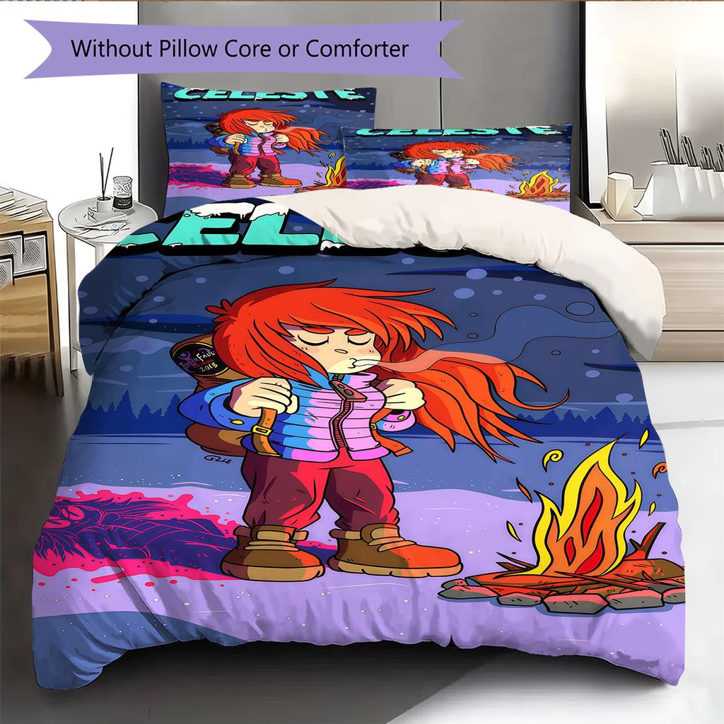 Celeste Horizon Bedding Quilt Set Quilt Cover Pillowcase Home Decoration Birthday Gift (1 * Duvet Cover + 2 * Pillowcase, Without Core)
