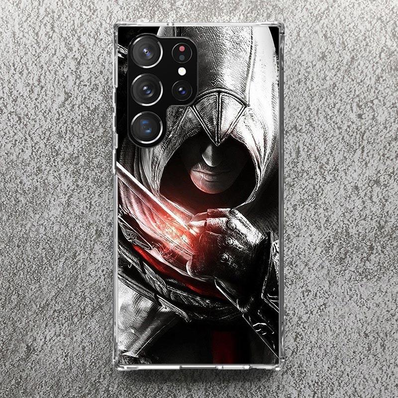 A-Assassins Gra Creed Nadruk Miękki Pokrowiec dla Samsung Galaxy S25 Edge S24 S23 S22 Ultra S21 Plus S20 FE Obudowa Telefonu S10 + Wzór C